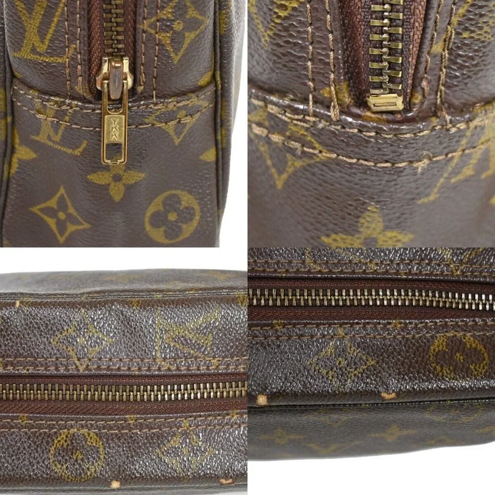 LOUIS VUITTON Trousse Toilette 23 Clutch Hand Bag Monogram Brown M47524 02SH481